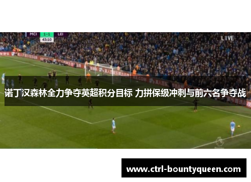 诺丁汉森林全力争夺英超积分目标 力拼保级冲刺与前六名争夺战